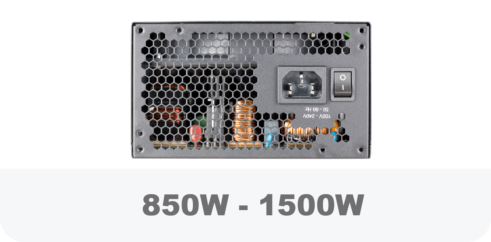 850W-1500W