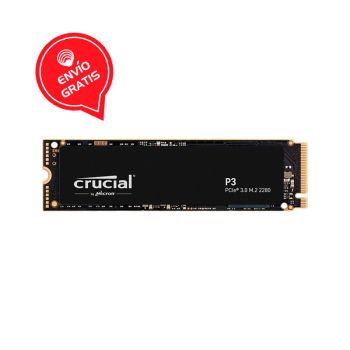 Crucial 500GB P3 Nvme PCIe M.2 CT500P3SSD8 Disco Solido Envio Gratis 