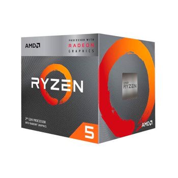 AMD Ryzen 5 3400G 3.7 GHz (4.2 GHz Turbo) 4 Core Radeon Vega 11 YD3400C5FHBOX Procesador diagonal