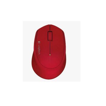 Logitech M280 2.4GHZ 1000 DPI Optico Inalambrico 910-004286 Rojo Mouse FRONTAL