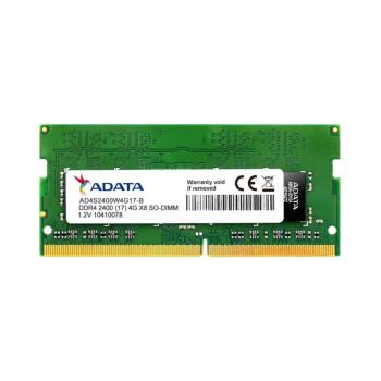 Adata Premier 4GB (1 x 4GB) DDR4 2400MHz SO-DIMM Memoria AD4S2400W4G17-S Memoria para Portatil FRONTAL