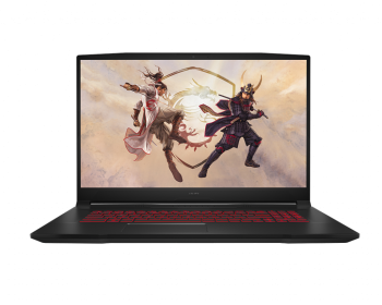 MSI (KATANA GF76 11UE) 17.3" I7 11800H 16GB (2X8) RTX 3060 MAX Q 6GB 512GB SSD Portatil Frontal