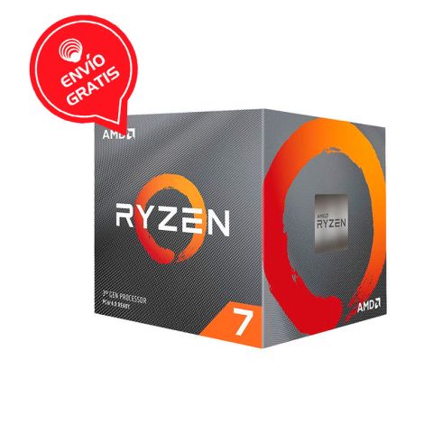 AMD Ryzen 7 3700X  3.6GHz (4.4GHz Turbo)  8 Core 100-100000071BOX Procesador diagonal