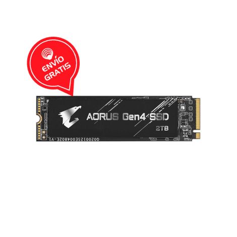 GIGABYTE AORUS 2TB PCIE 4.0 x4 SSD M.2 2280 GP-AG42TB DISCO SOLIDO gratis