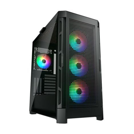 COUGAR Douface Pro RGB Negra 4*120MM RGB  CGR-5AD1W-RGB Vidrio Lateral Atx Torre Principal 