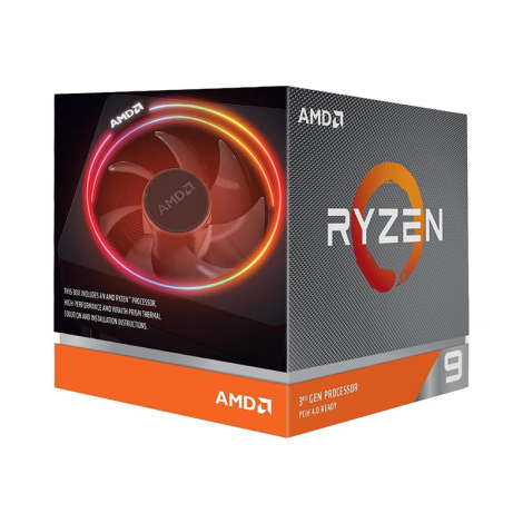 AMD RYZEN 9 3900X  3.8 GHz (4.6 GHz Turbo) 12 Core 100-100000023BOX Procesador empaque