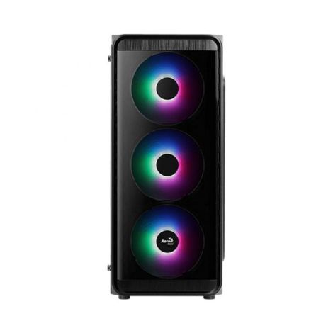 AEROCOOL SI-5200 FROST 3* 120mm Acrilico Lateral RGB Atx Torre FRONTAL