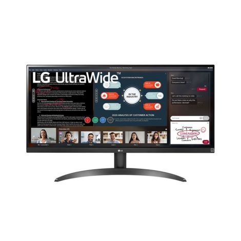LG 29 29WP500-B IPS UWFHD HDR10 IPS sRGB 99% HDMI 75Hz 5ms Monitor frontal