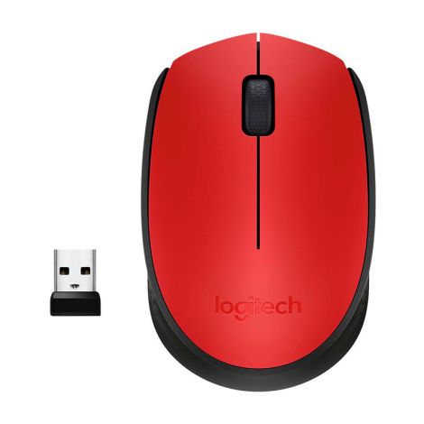Logitech M170 Inalambrico Rojo 910-004941 Mouse 