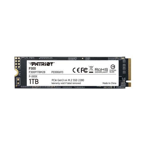 PATRIOT 1TB P300 M.2 Nvme PCIE GEN3 X4 P300P1TBM28 SSD