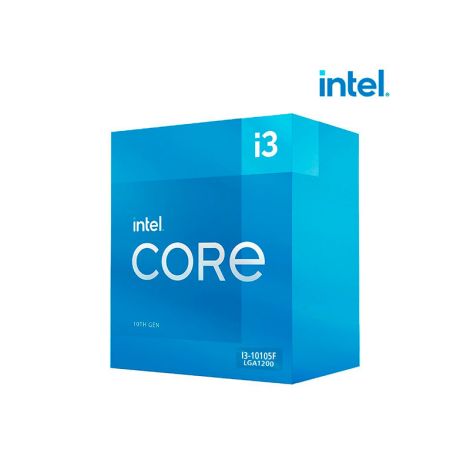Intel Core i3-10105F 3.7GHz (4.4GHz Turbo) 4 CORE 8 HILOS 6MB LGA 1200 65W 14NM COMET LAKE