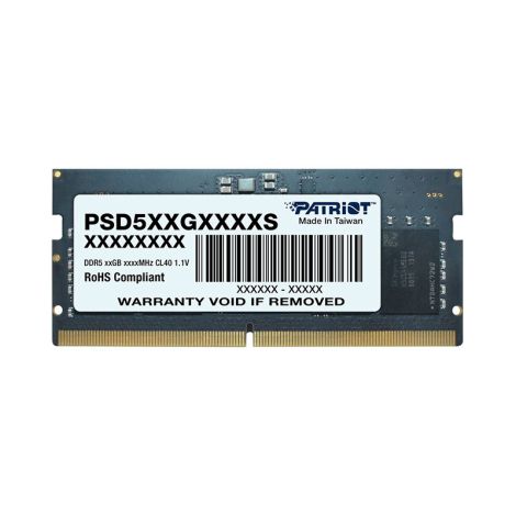 PATRIOT SIGNATURE 16GB DDR5 4800MHz SO-DIMM  PSD516G560081S Memoria para Portatil Pricipal 