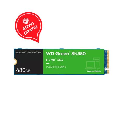 WD 480GB Green SN350 NVMe WDS480G2G0C Disco Solido Envio Gratis 