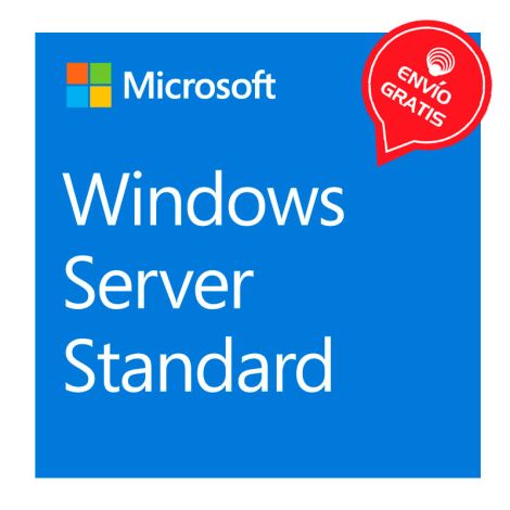 Microsoft Windows Server Standard 2019 64 BITS 16 CORE P73-07799  Licencia Gratis