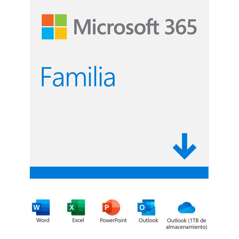 Microsoft Office 365 Familia 1 año 2019 6GQ-00088 ESD Licencia