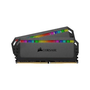 Corsair DOMINATOR RGB 16GB (2X8GB) DDR4 3200MHZ C16 CMT16GX4M2C3200C16 Memoria RAM frontal
