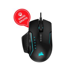 Corsair GLAIVE RGB PRO Negro Mouse Gaming FRONTAL