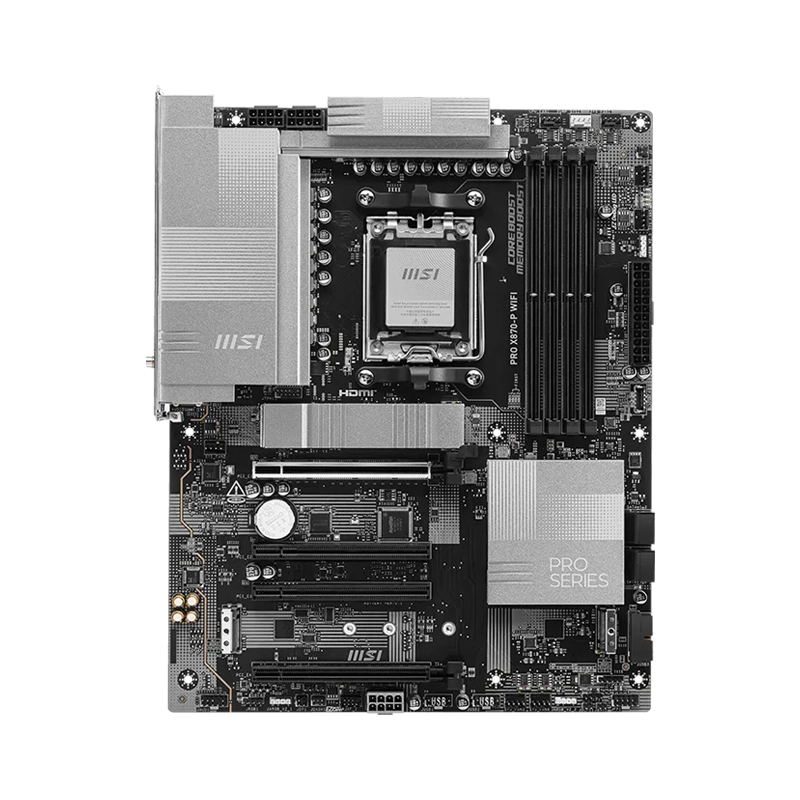 VISTA FRONTAL MSI PRO X870-P WIFI BT DDR5