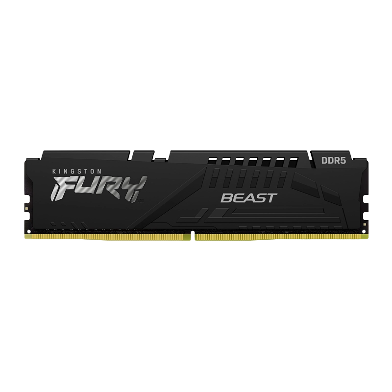 VISTA FRONTAL KINGSTON MEMORIA FURY BEAST 32GB 5600MHZ CL 40 DDR5 VISTA FRONTAL KINGSTON FURY BEAST 32GB 5600MHZ CL 40 DDR5