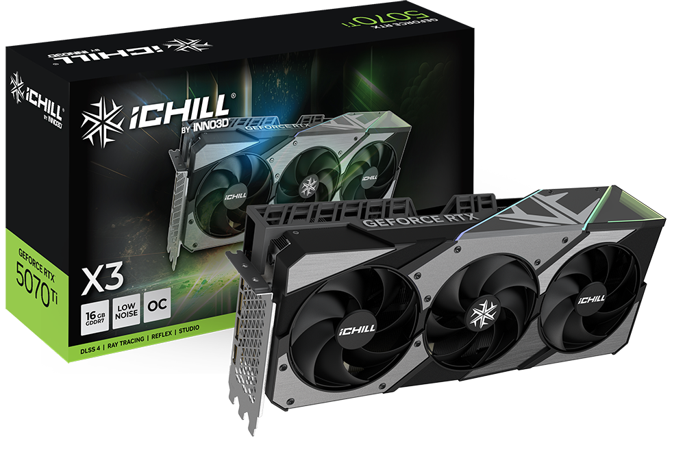 INNO3D 8 GeForce RTX 5070 Ti iChill X3