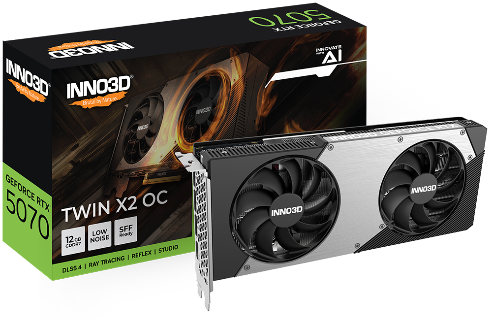 INNO3D 13 GeForce RTX 5070 Twin X2 OC