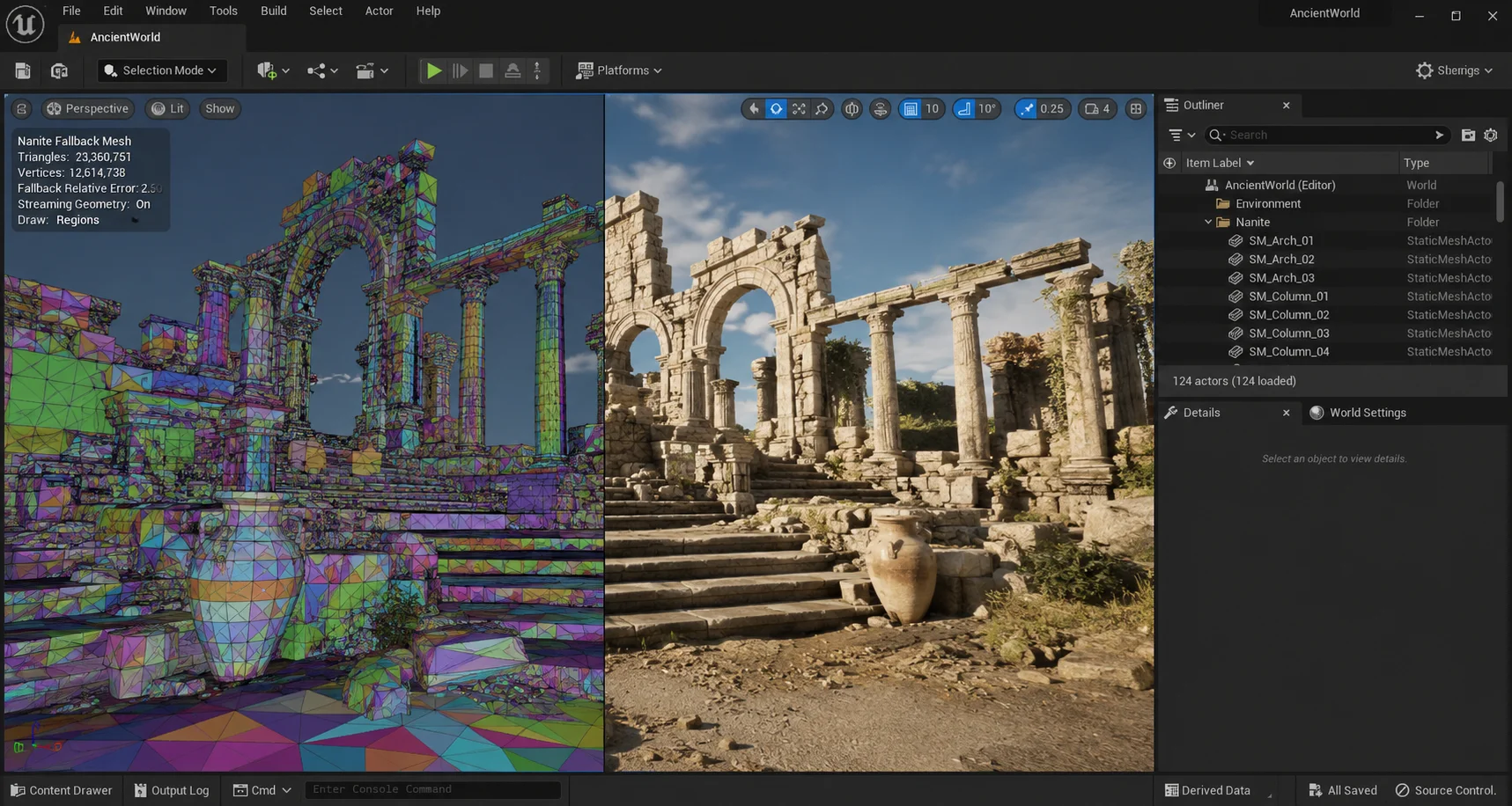 Renderizado Arquitectónico en tiempo real: Ajustes y hardware para dominar Unreal Engine 5 (Enfoque de autoridad y sistema). 1 Nanite