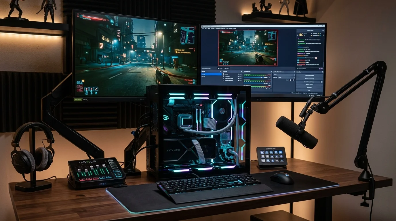 PC para Streaming y Creación de Contenido: Specs Mínimas y Recomendadas en Colombia 1 PC PARA STREAMING COLOMBIA